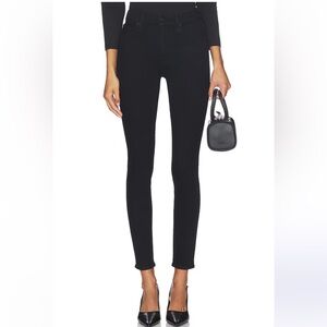 MOTHER High Waisted Looker Jeans in Nighty Night $238 Color Black Size 27